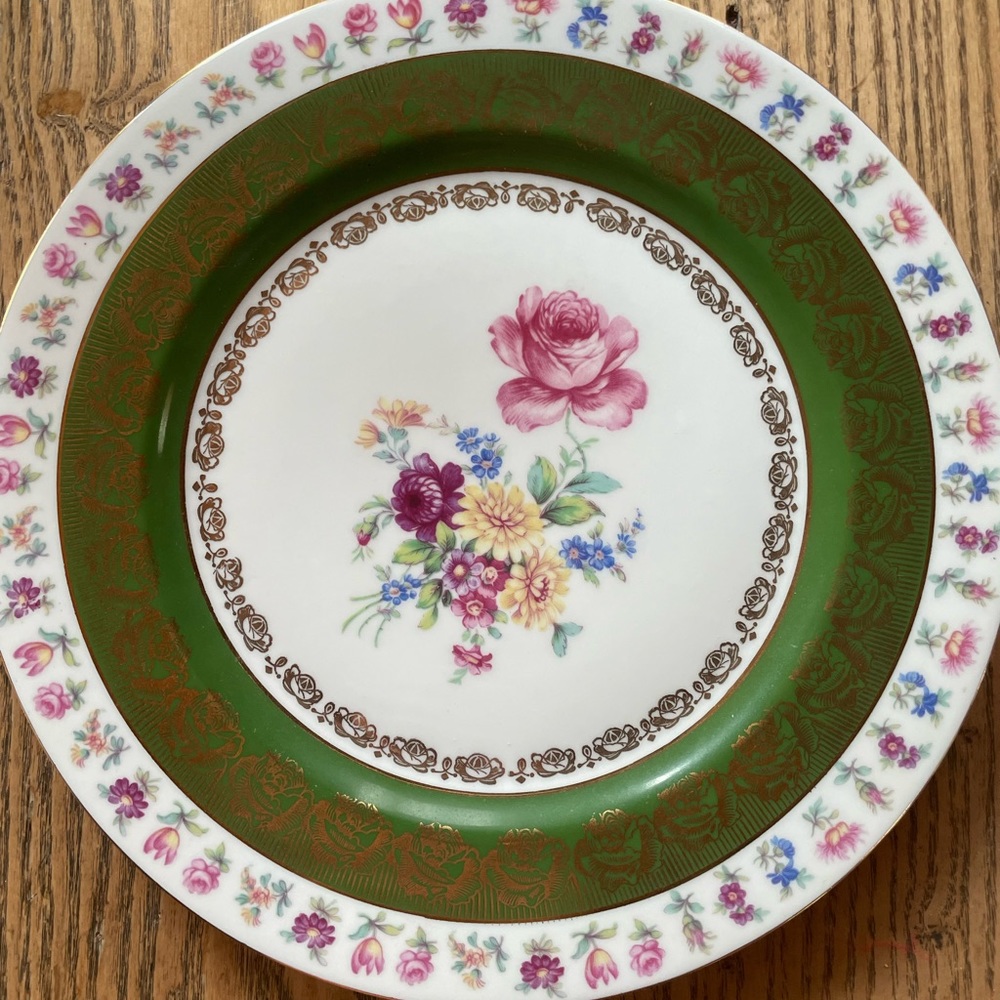 Vintage Porcelain German Bavarian Ceramic China Plate - Picture 9 of 11
